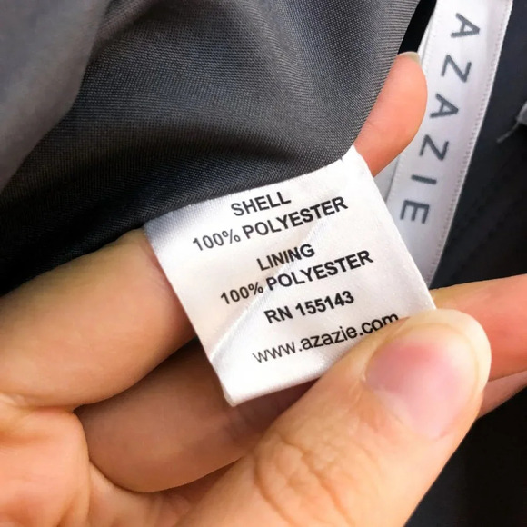 AZAZIE Chiffon Formal Off-the-Shoulder Bridesmaids Gray V Neck Maxi Dress A4 - Picture 8 of 9